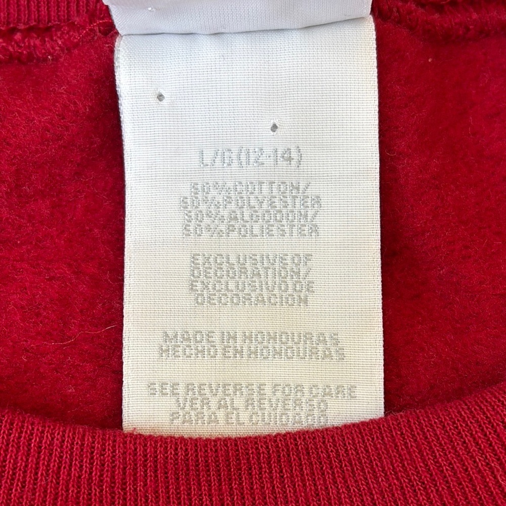 Arkansas Razorbacks Football Red Sweatshirt - Picture 5 of 8